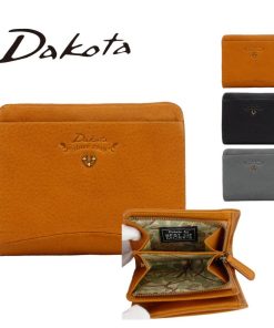 Dakota ダコタ 財布 二つ折り財布 レディース 二つ折り レザー ブランド 大人 上品 黒 黄色 青 馬蹄 ウィリアムモリス バイブリー アート 芸術 0031760 天赦日
