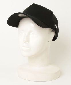 NEW ERA 「NEW ERA」 刺繍キャップ - ブラック メンズ